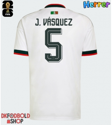 Mexico Johan Vasquez #5 Udebanetrøje VM 2026 Kort ærmer